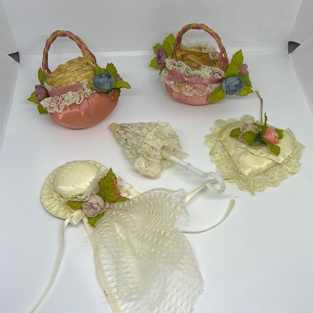 Vintage Victorian Christmas Laced Ornaments